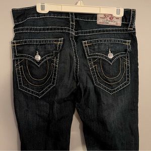 TRUE RELIGION 34 Mens Skinny Flap Jean